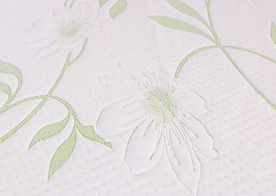 New design mattress cover jacquard custom pure knitted fabric   X-216green