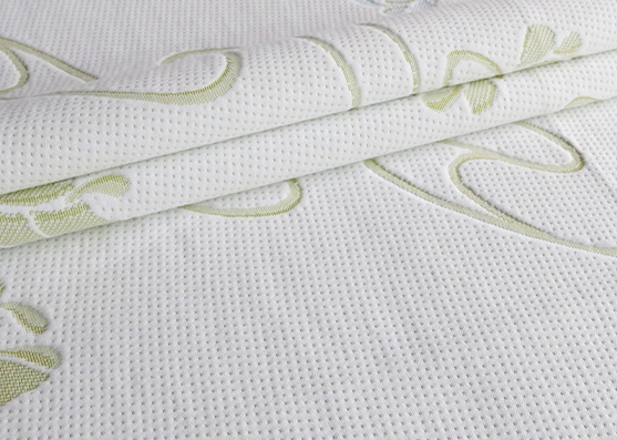 Aloe vera cheap polyester knitted mattress ticking X-232-1