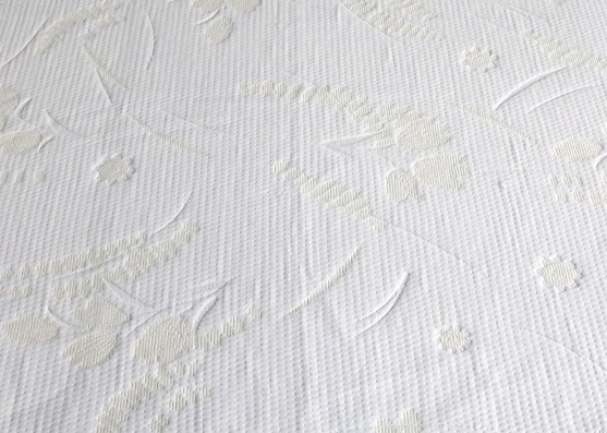 Textile Knitted For Mattress White Polyester FabricX-255