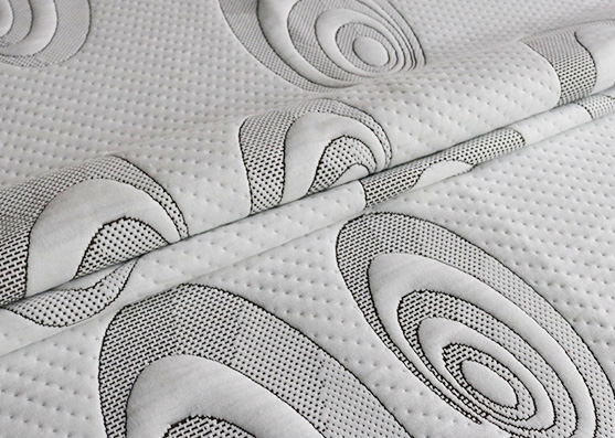 Modern Design Breathable 40% COOLING YARN 60%POLY mattress ticking fabric X-279